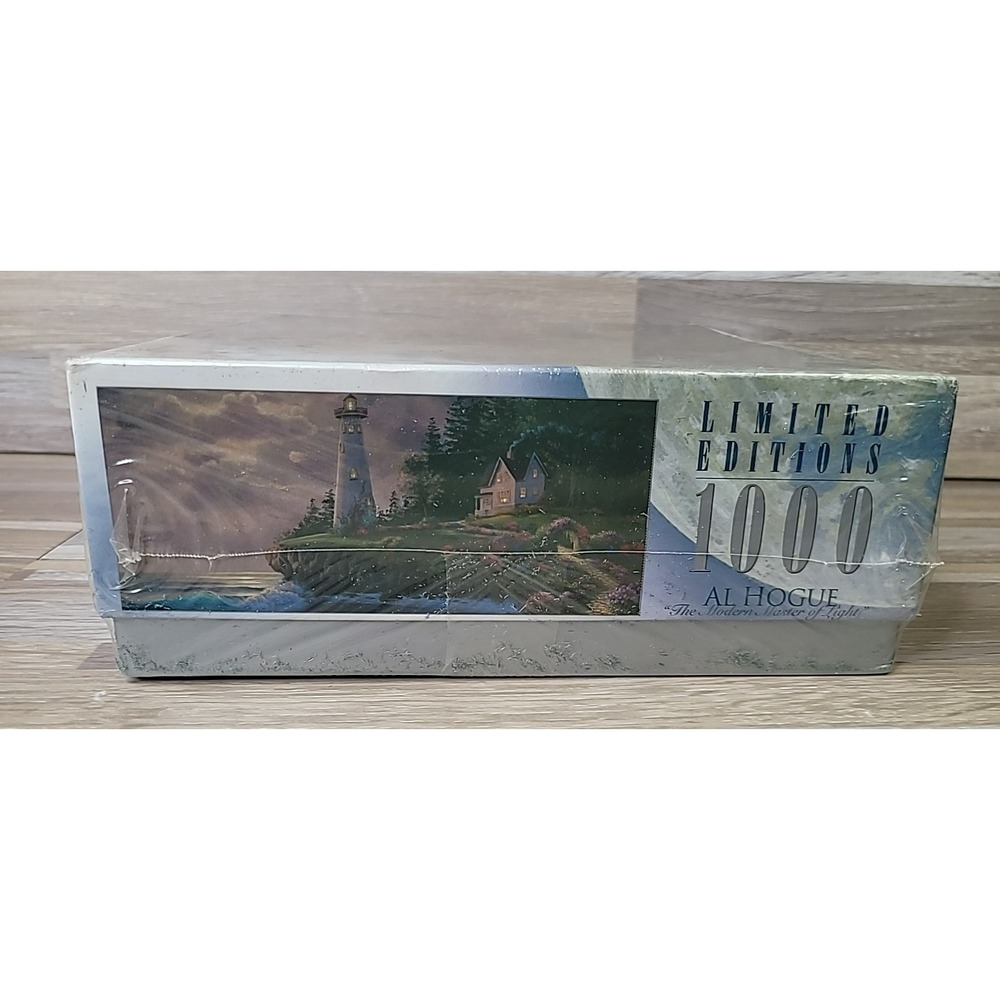 Al Hogue 97311 Retuning Home 1000 Piece Jigsaw Puzzle 2003 Lighthouse New Sealed - Picture 2 of 5